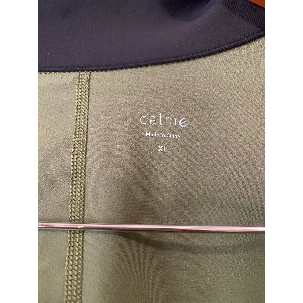 Johnny Was Calme Endurance Mesh Zip Jacket XL Green Sporty Activewear NEW NWT - Picture 14 of 16